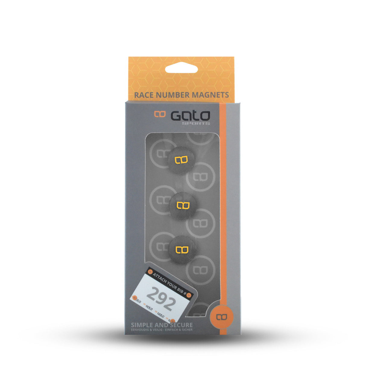 Bateo de Gato Magnet para racenummers antracita (4 °)