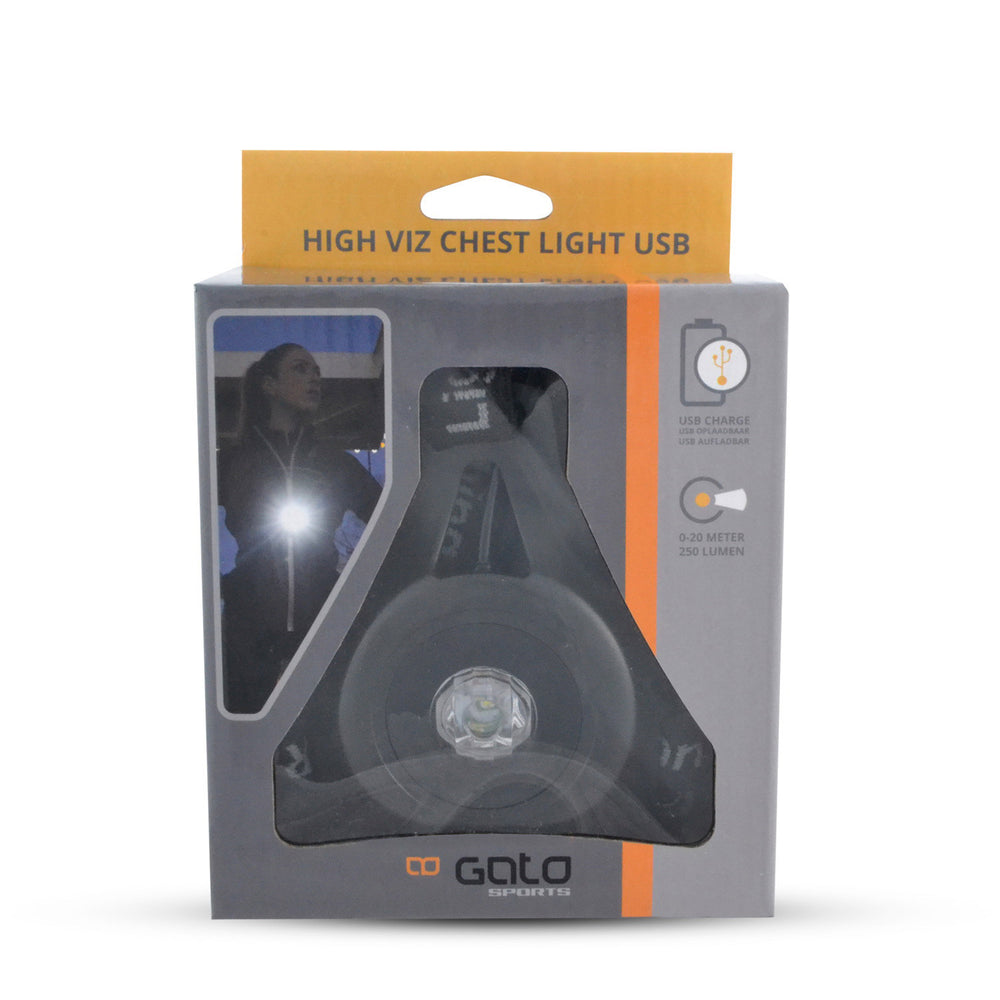 Bateo Gato High-Viz Luz de cofre USB Negro único