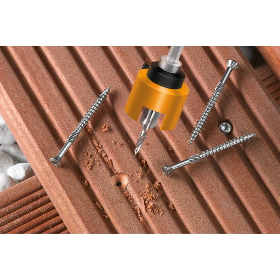 Trapano KWB KWB HSS-M2 in legno con arresto di profondità regolabile e