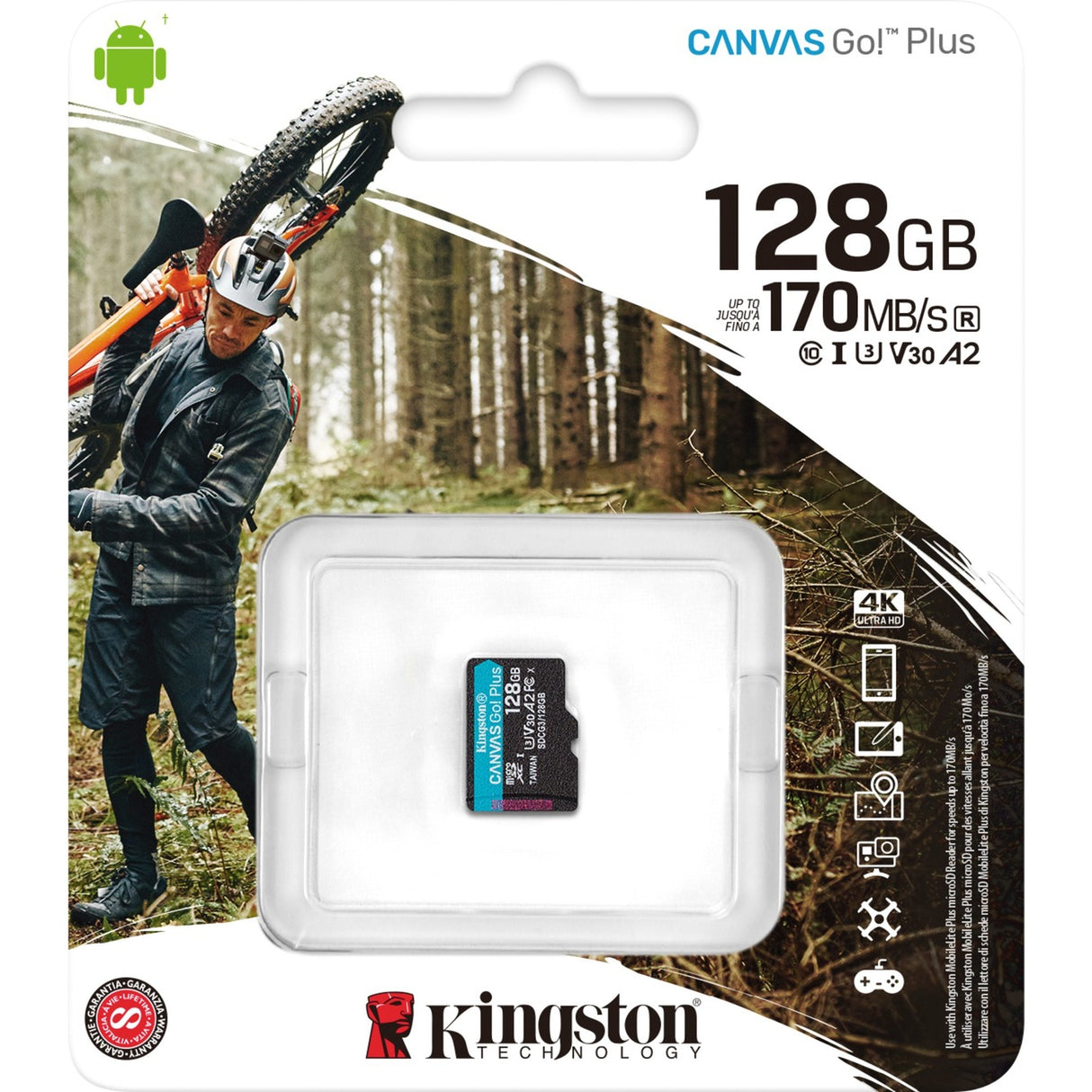Kingston Canvas Go! Más microSDXC 128 GB