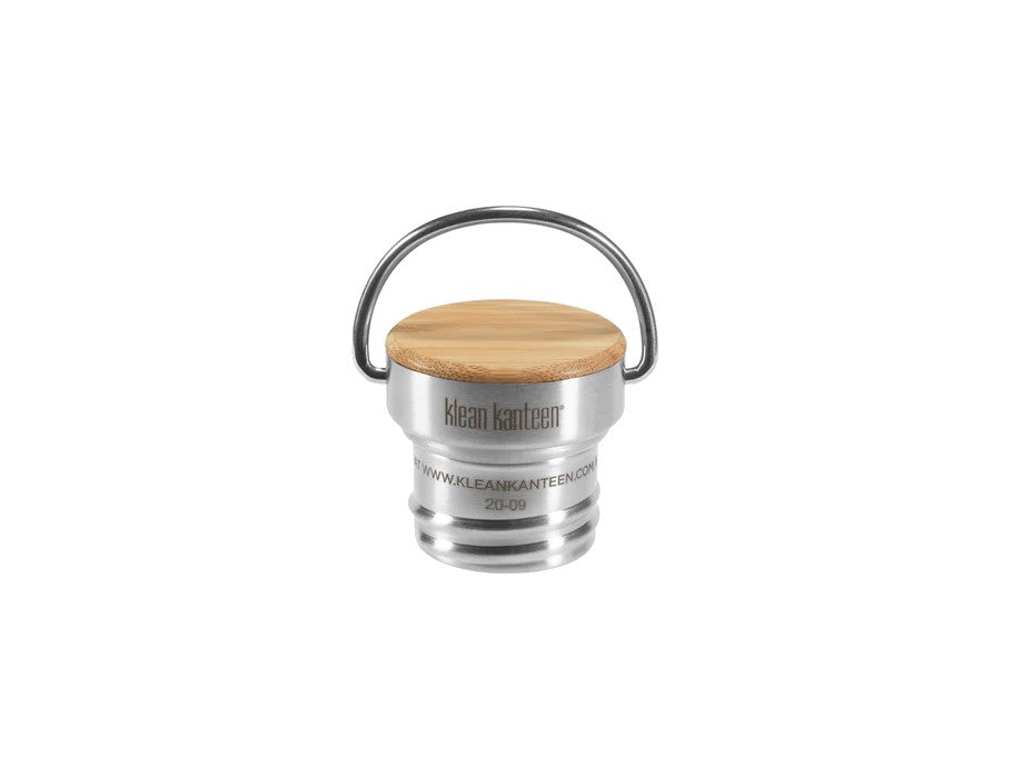 Klean kanteen stainless steel loop cap screw cap - bamboo
