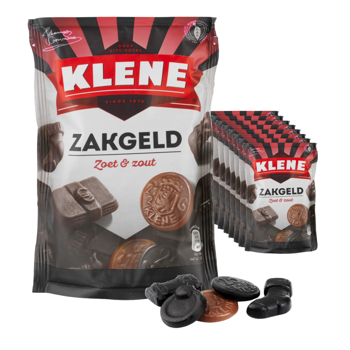 Klene kieszonkowe słodka sól (8x 210gr)