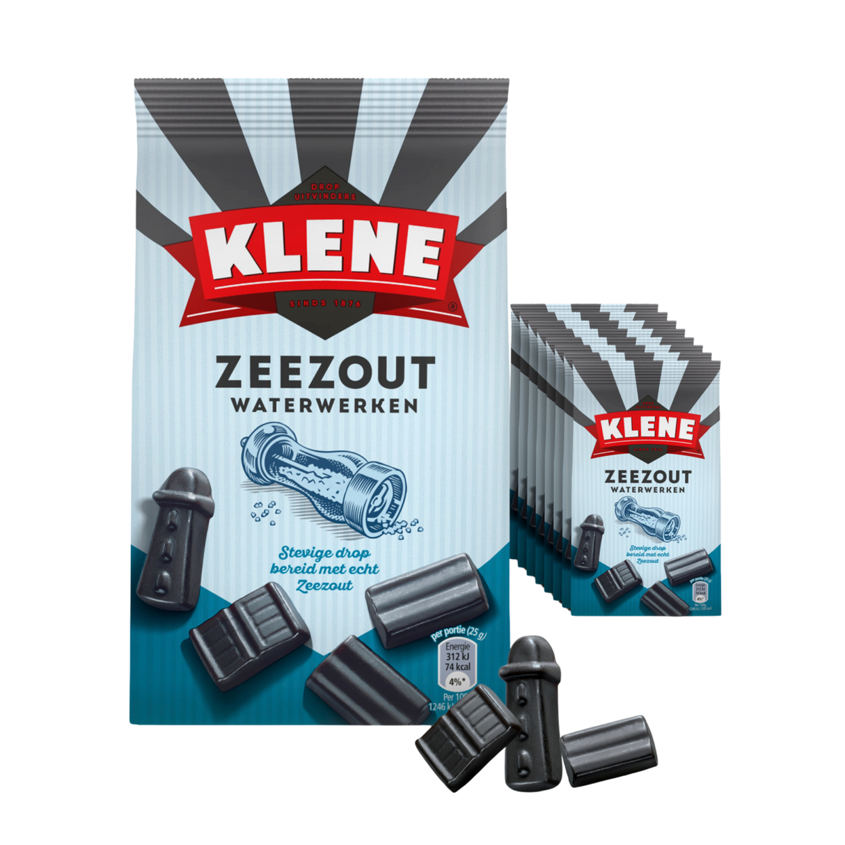 Wodociągi z solą morską Klene (8x 170gr)