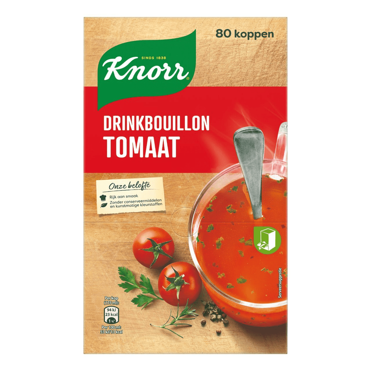 Knorr drinking broth tomato (80 pieces)
