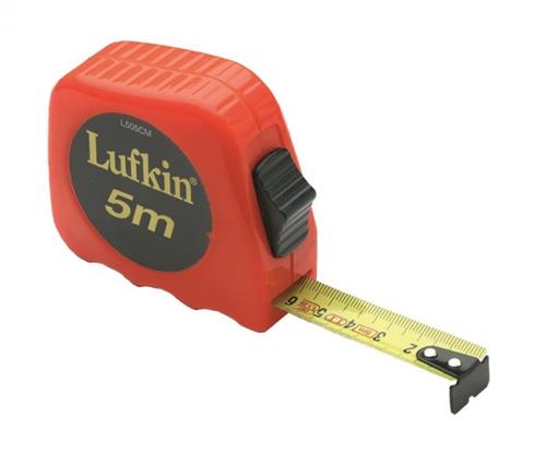Mètre ruban Lufkin 5mtr 19mm orange (u)