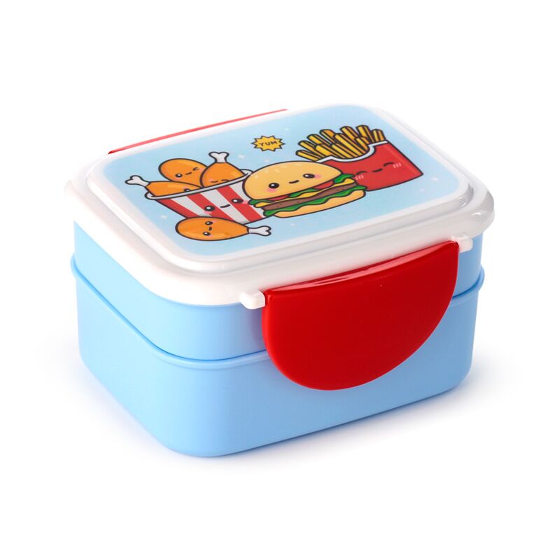 Foodiemals sponka bento box lunch box jedilni pribor