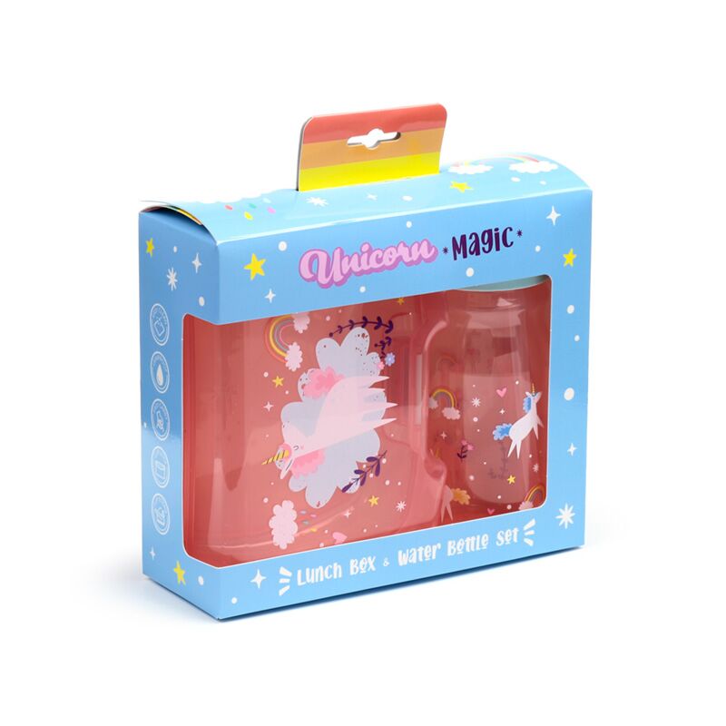 Set steklenic za pitje Unicorn Magic lunchbox