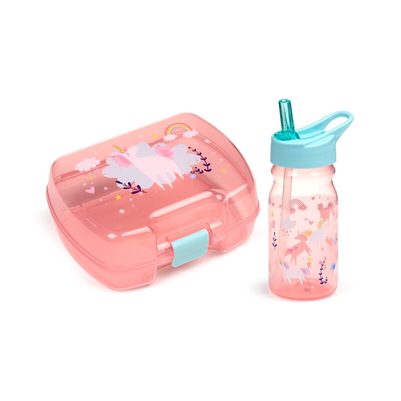 Set steklenic za pitje Unicorn Magic lunchbox
