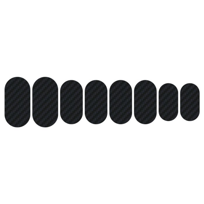 Gyíkbőr Gyík Skins Patch Kit keret Védővédő Szénbőr Fekete