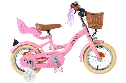Volare blossom børnecykel - piger - 12 tommer - pink