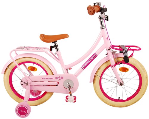 Volare excellent children's bicycle - girls - 16 inches - pink - 95% assembled