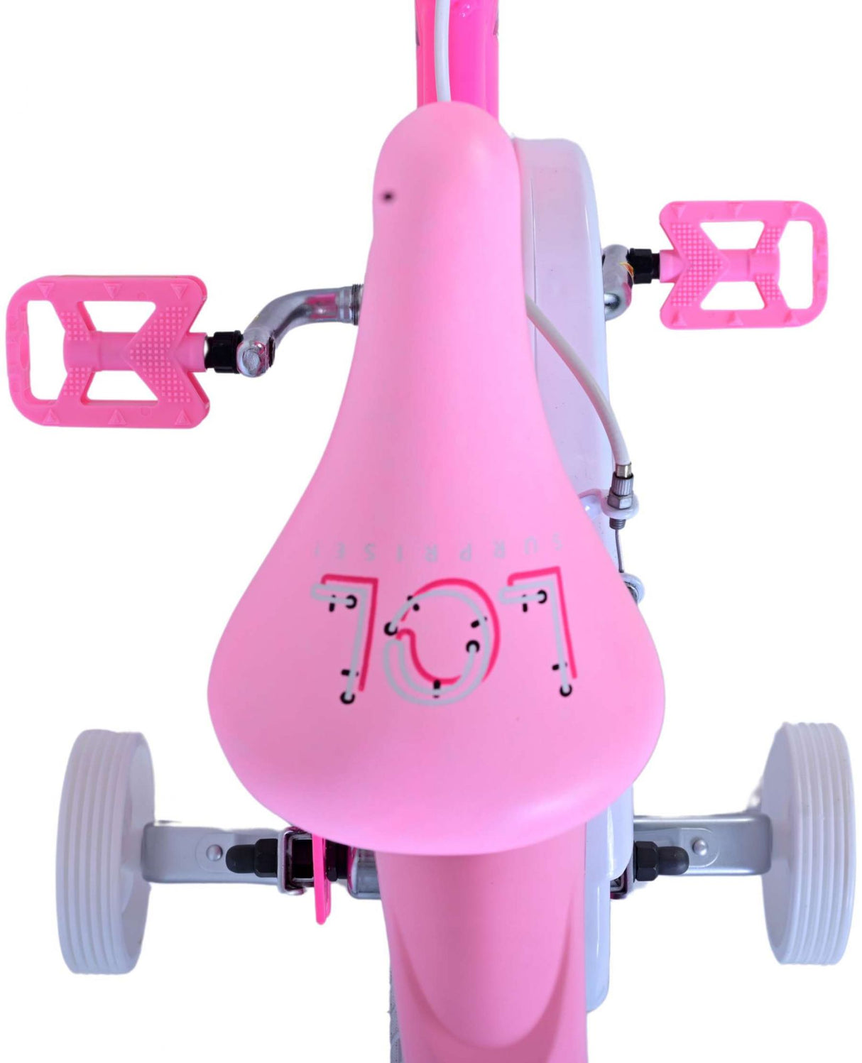 Volare dolls children's bicycle - girls - 14 inches - pink - two hand brakes