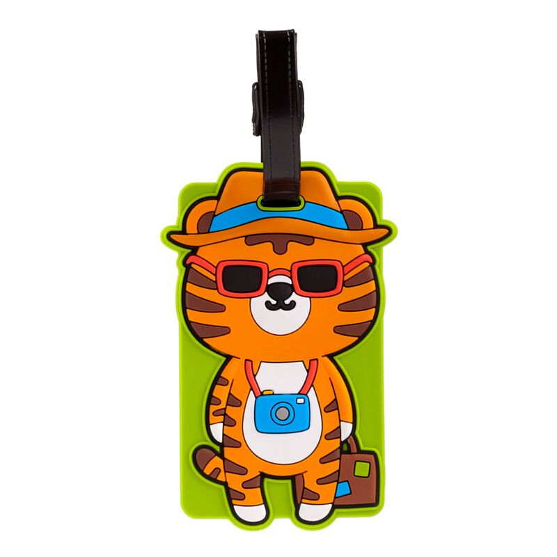 Alfie the tiger adoramals wild pvc koffertmerke