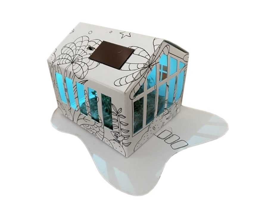 Litogami casagami - greenhouse - construction kit