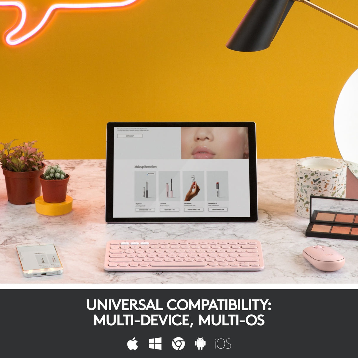 Tastiera Bluetooth multi-dispositivo Logitech K380