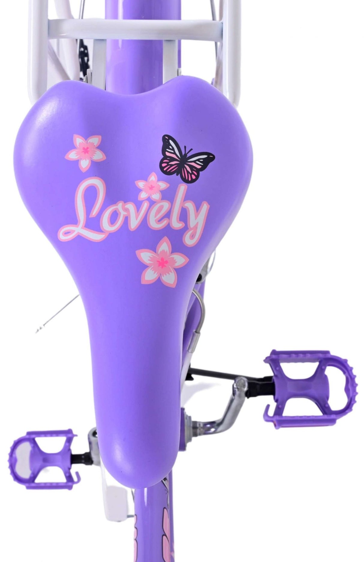 Volare lovely children's bicycle - girls - 20 inch - purple - 7 gears