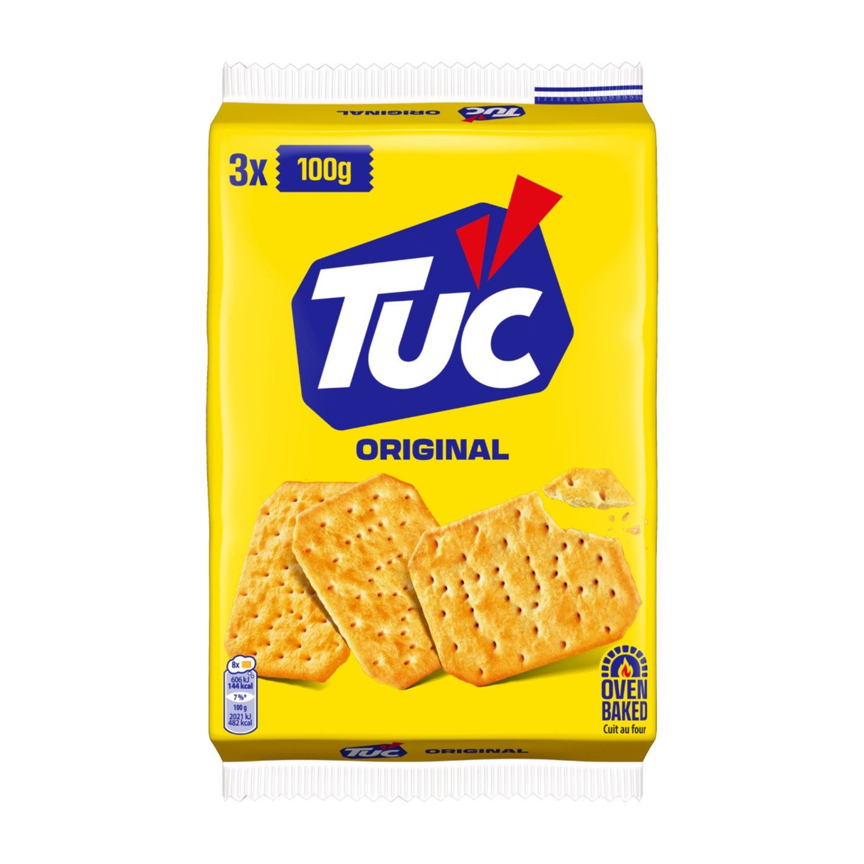 Lu tuc crackers natural (3x 100gr)