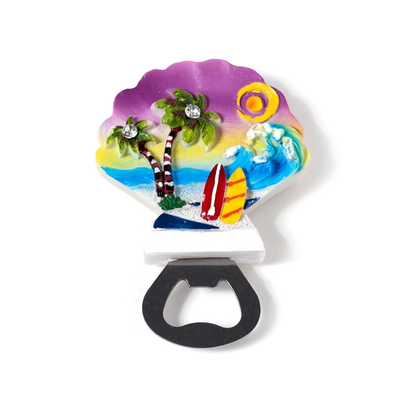 Pamiątkowy magnes na plażę, otwieracz do butelek, życie morskie