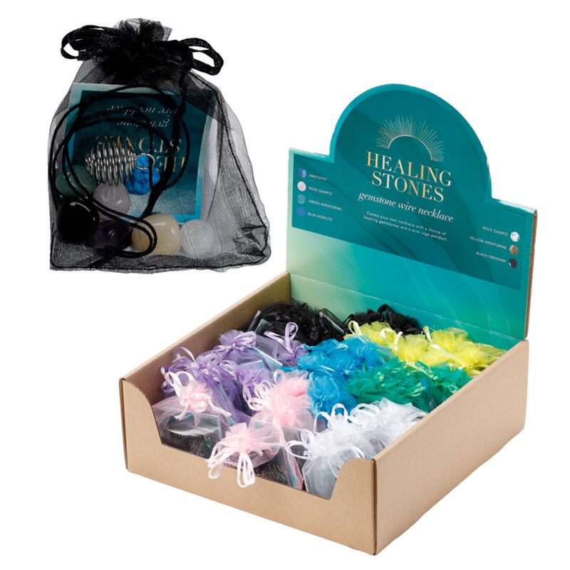 Make your own gemstone necklace kit