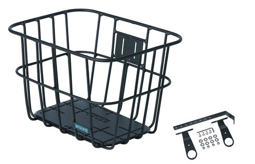 Autour du panier Alu Matt Black coincé