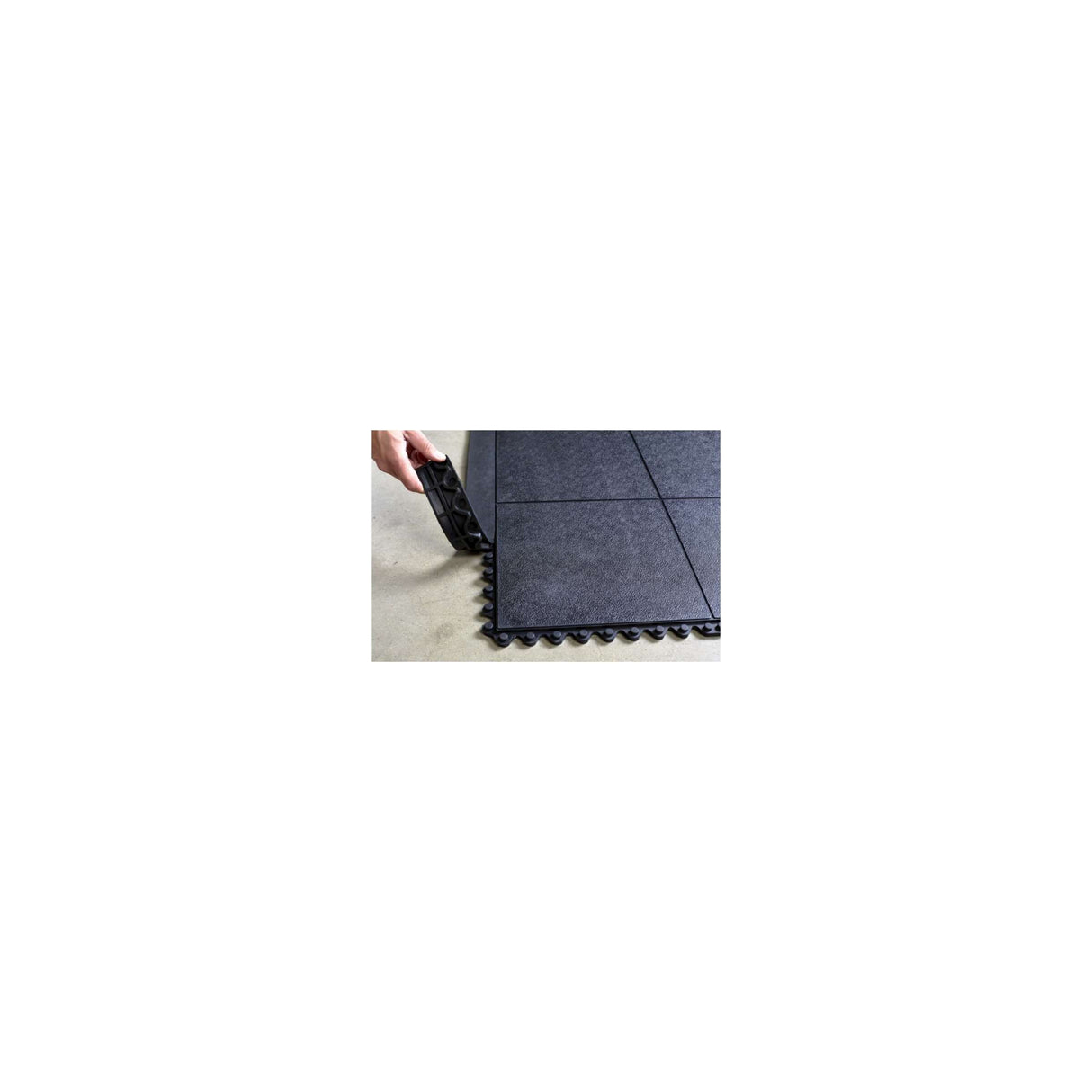 Var Workshop Edge Finish (M) Tile de piso Haga clic en Sistema Negro