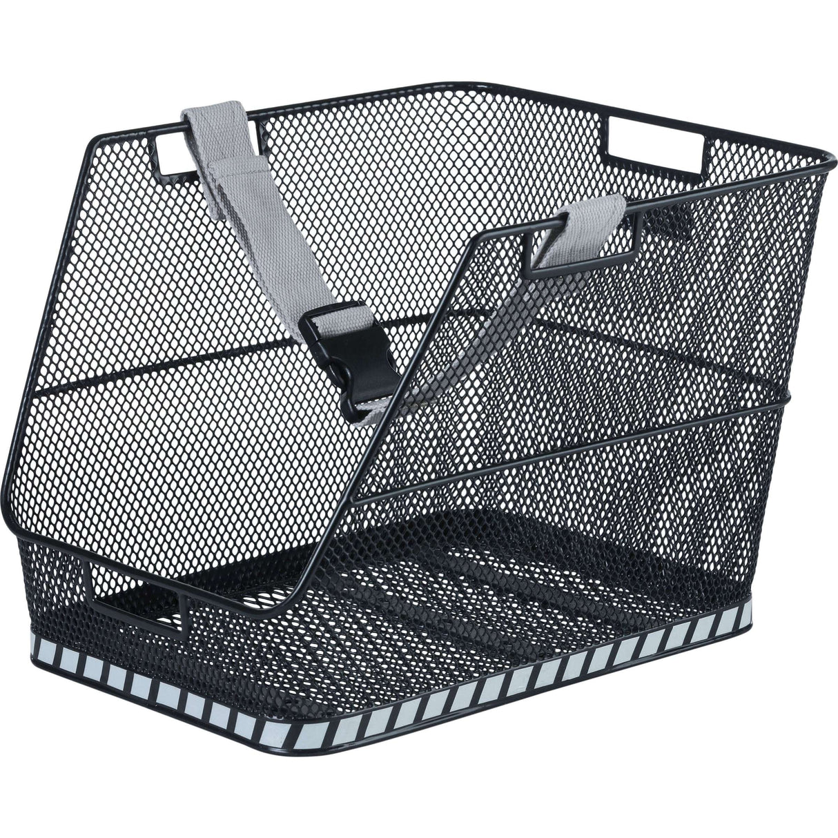 Basil Class - school bag bicycle basket - rear - black