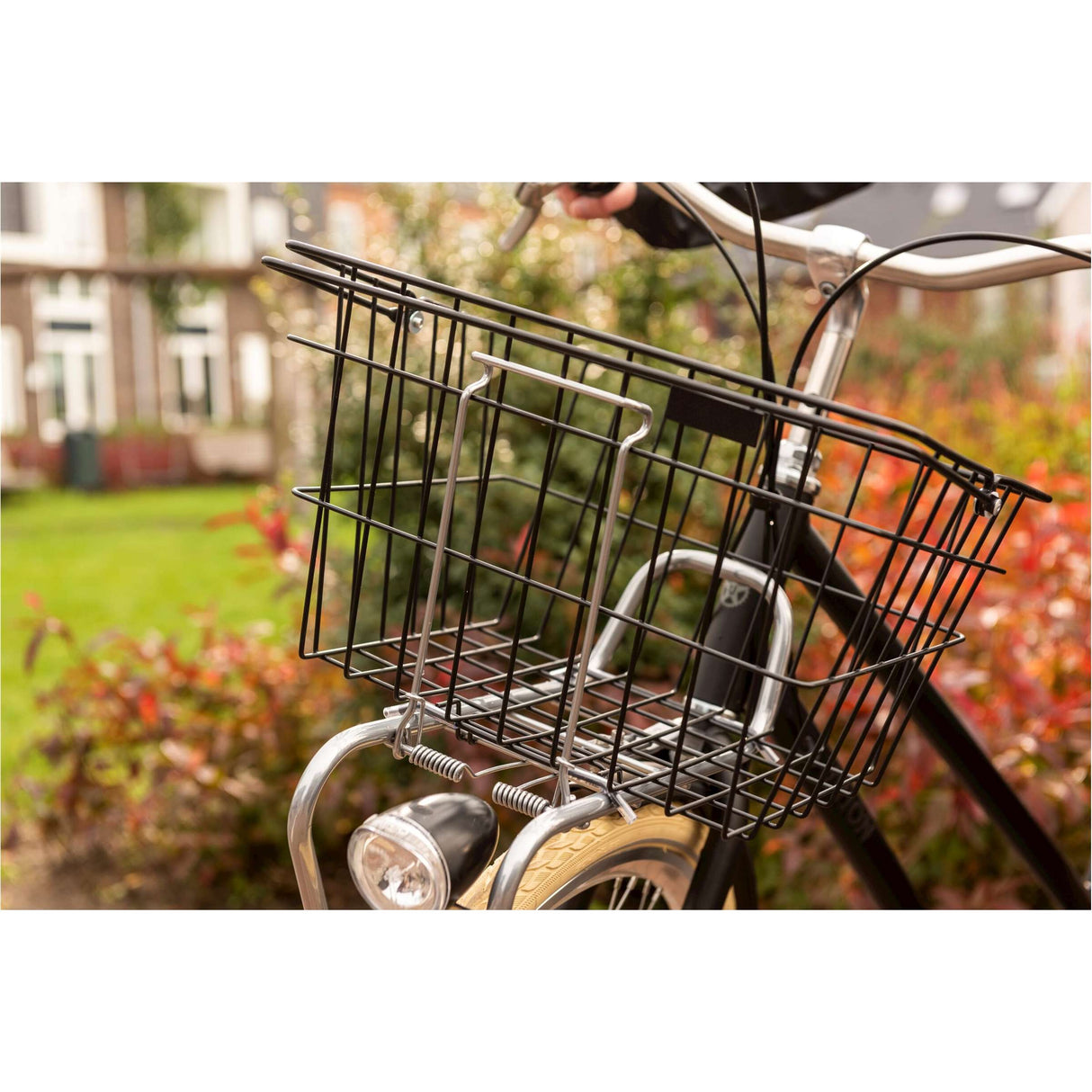 Стеко винтидж кошница (хелма) черна