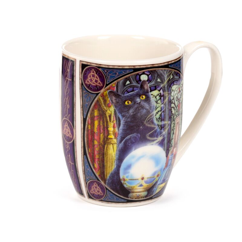Lisa parker the witch's apprentice cat porcelain mug