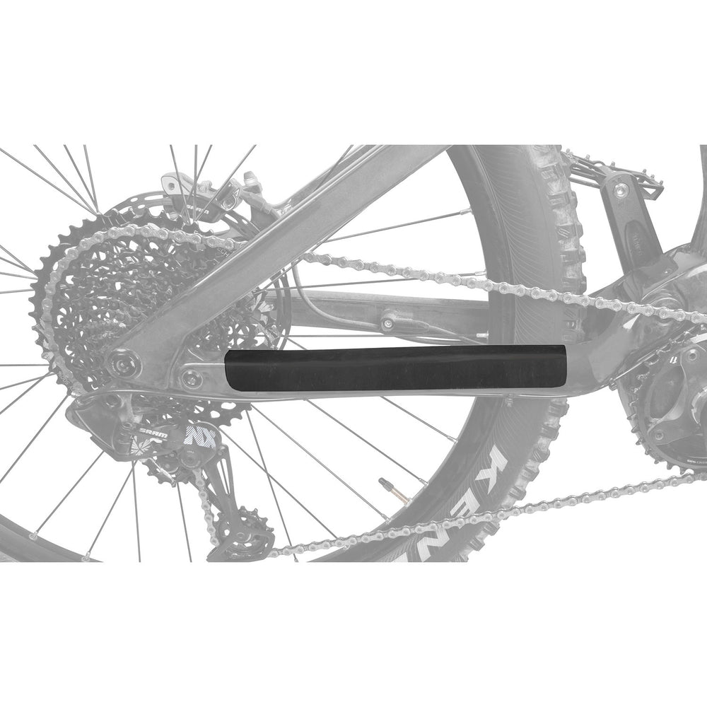 Brassenchlager M-Wave ChainStay Protector Marco de corte a ajuste Silicona negra