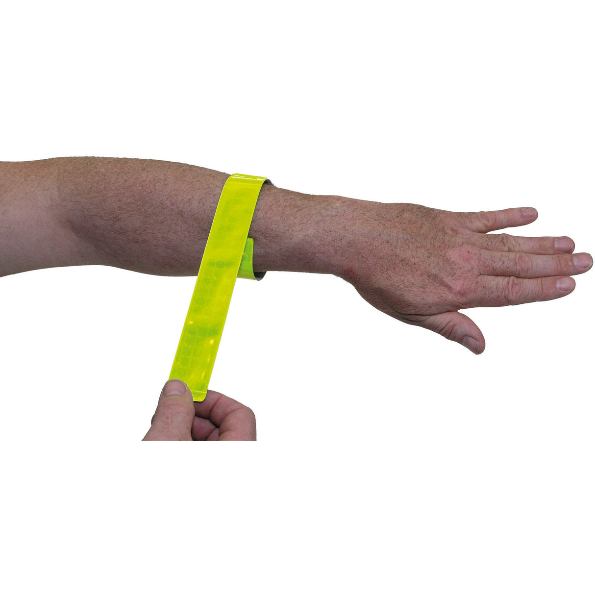 Messingschlager m-wave reflector snapwrap brazos y piernas amarillo (2st)