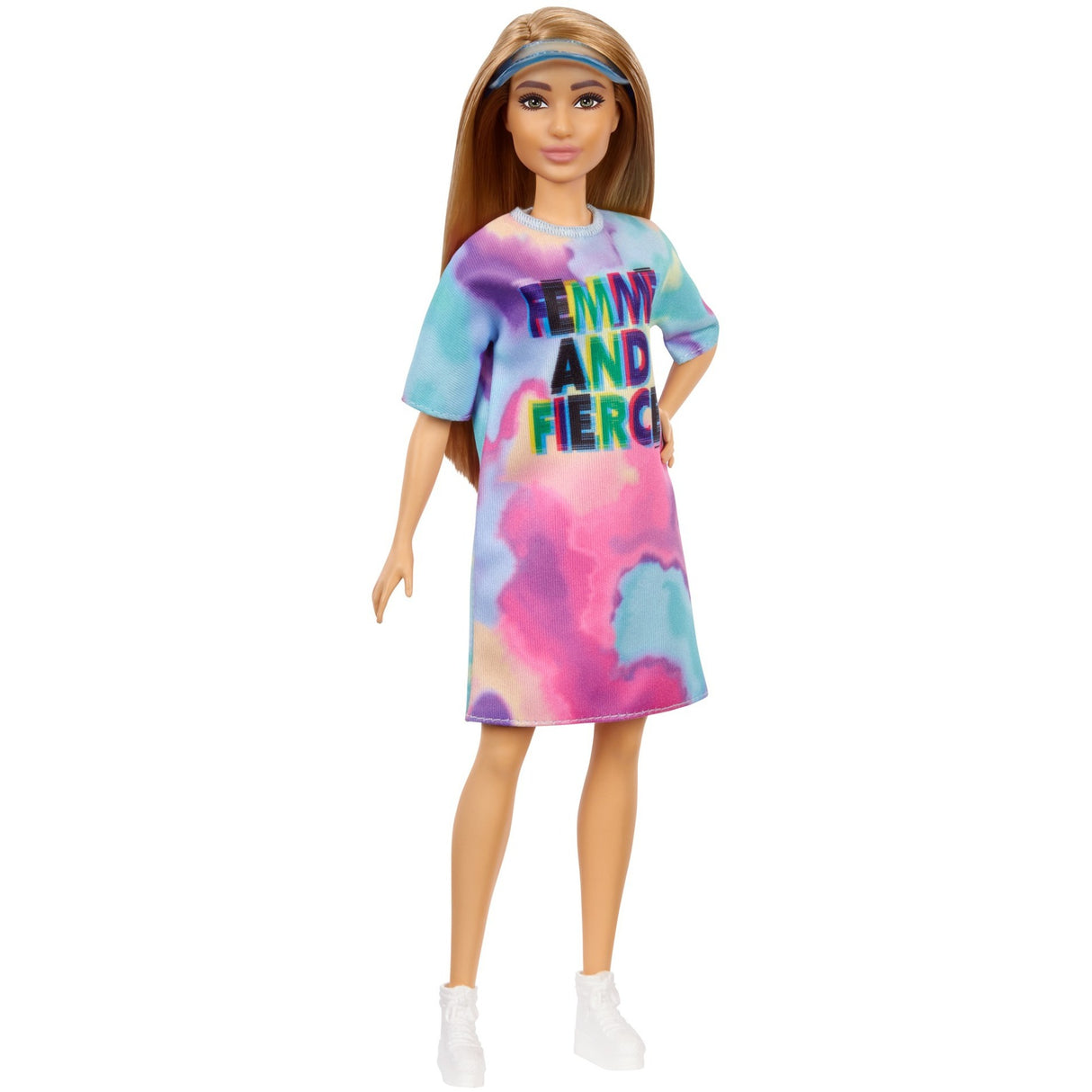 Mattel Fashionistas Doll 159 Tie-Dye T-Shirt Abito