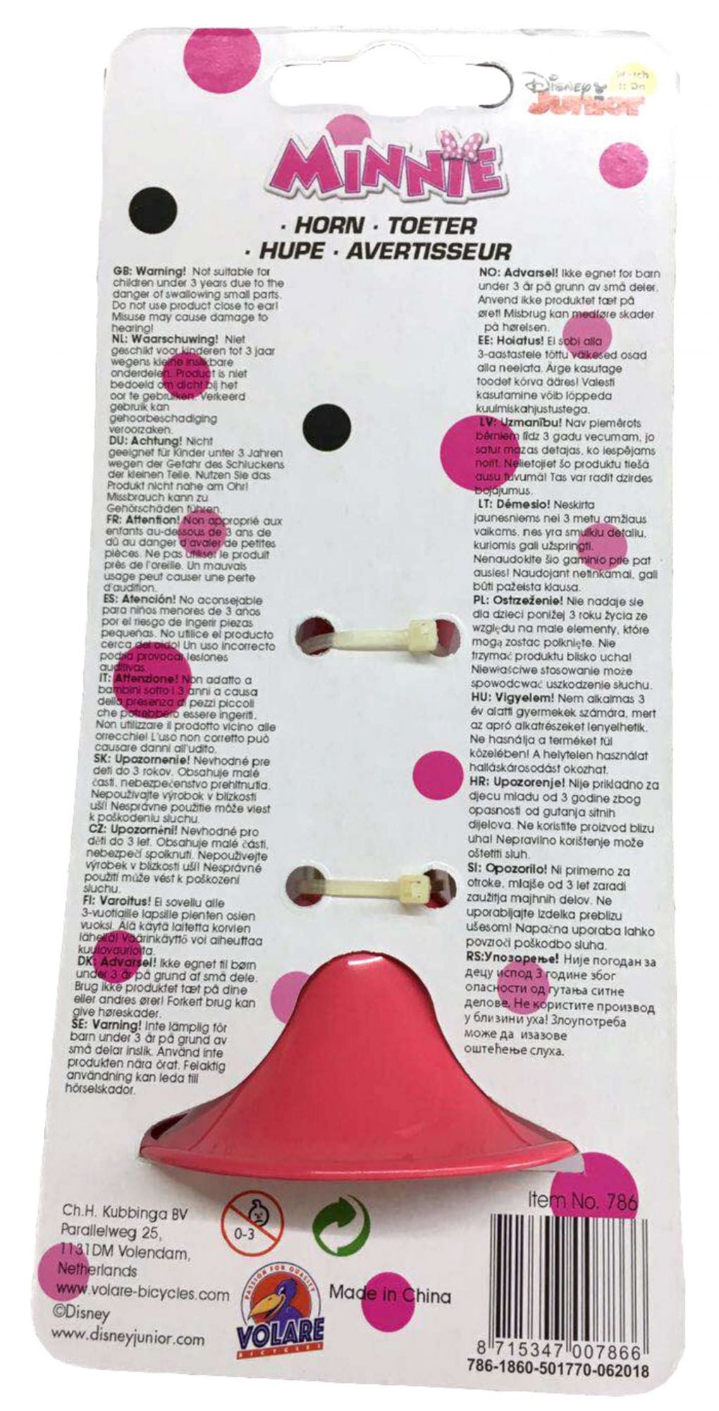 Disney corne de Minnie Mouse - filles - rose