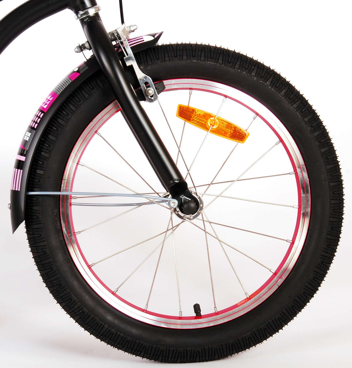 Volare Miracle Cruiser Kids' Bike - Girls - 18 inch - Matte Black - Prime Collection