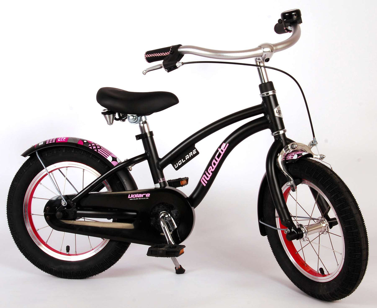 Bicycle per bambini Miracle Miracle - Girls - 14 pollici - Matt Black - Prime Collection