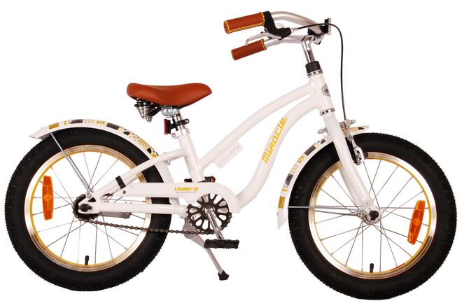 Volare Miracle Cruiser Children's Bicycle - Girls - 16 pouces - White - Prime Collection