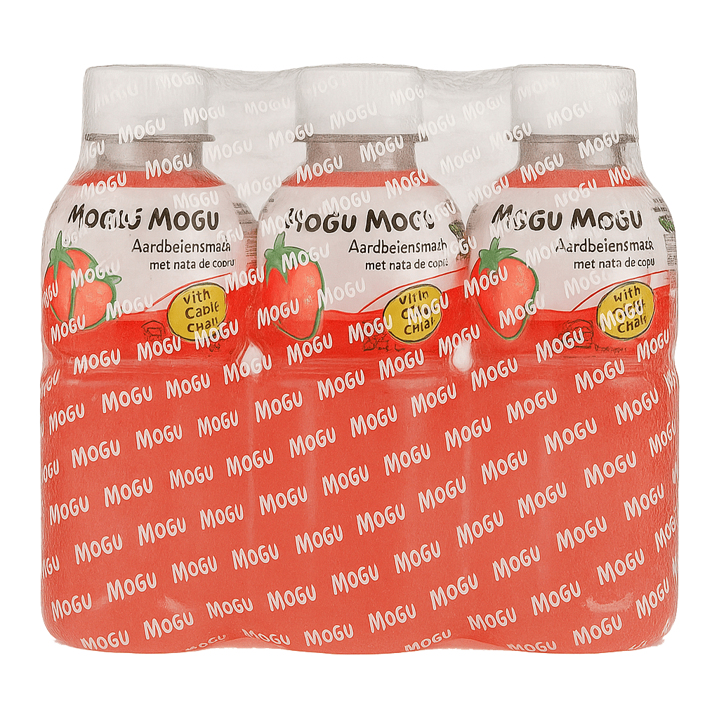 Butelka truskawkowa Mogu Mogu (6x 320ml)