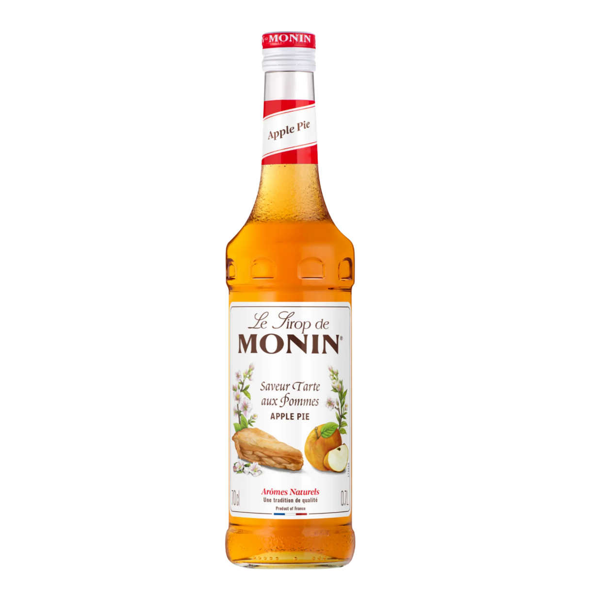 Tarta de manzana con almíbar Monin (70 cl)