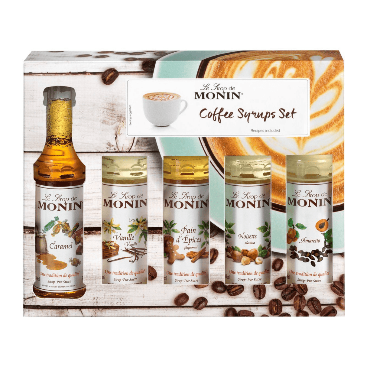 Monin kaffesirup gavesæt (5x 5cl) - amazon