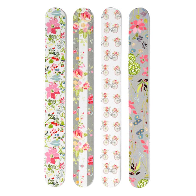 Julie dodsworth pink flora nail file long
