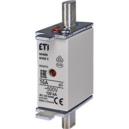 Fusible à lame Eti 35a - 500v din nh00c gg | 3 pièces