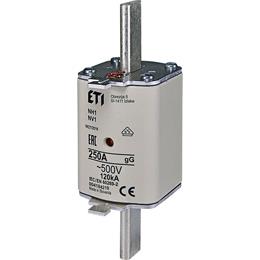 Eti bladsäkring 250a - 500v din nh1 gg | 3 stycken