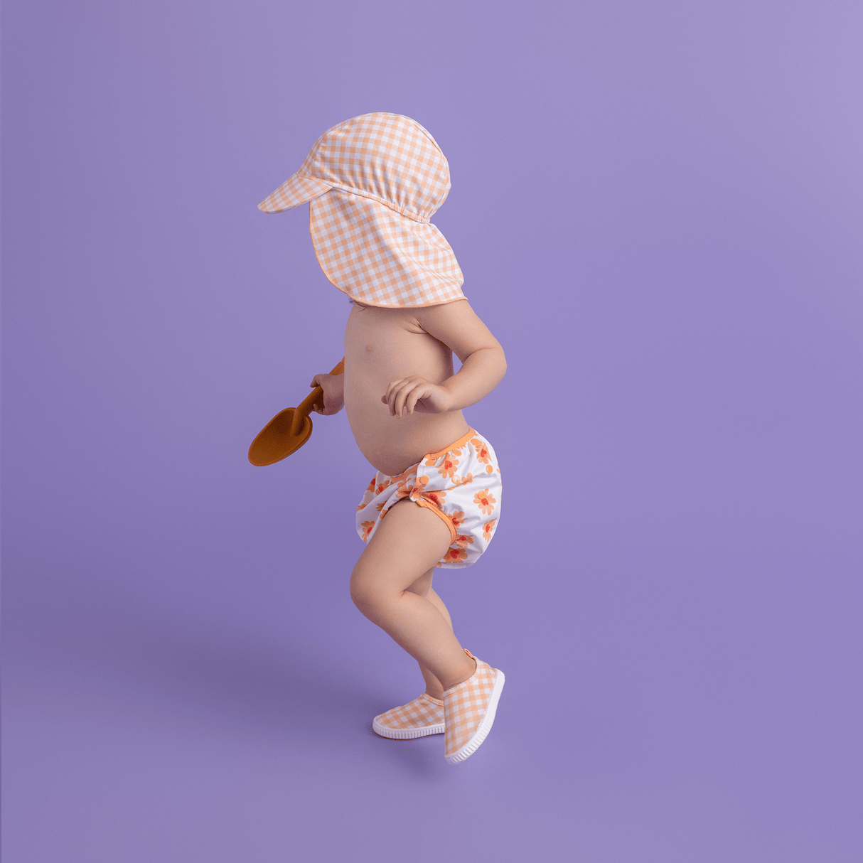 Sunset Grid | Sunshine UV bianco arancione