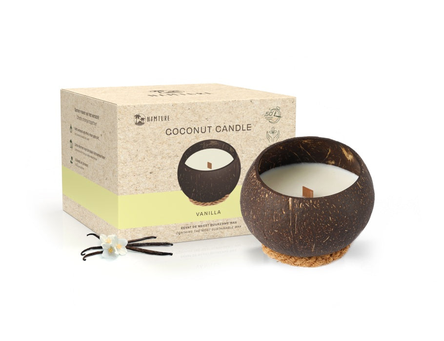 Namture coconut candle - vanilla - 180g