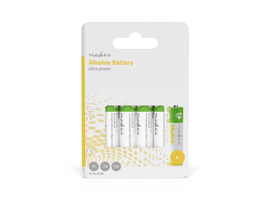 Nedis AA batteri - alkaliskt - 4 st