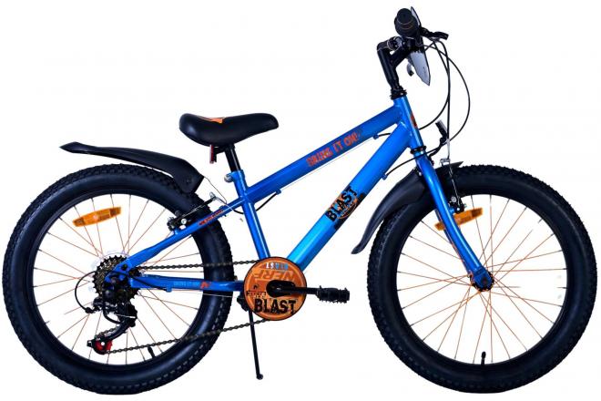 Nerf children's bicycle - boys - 20 inch - satin blue - 6 speed