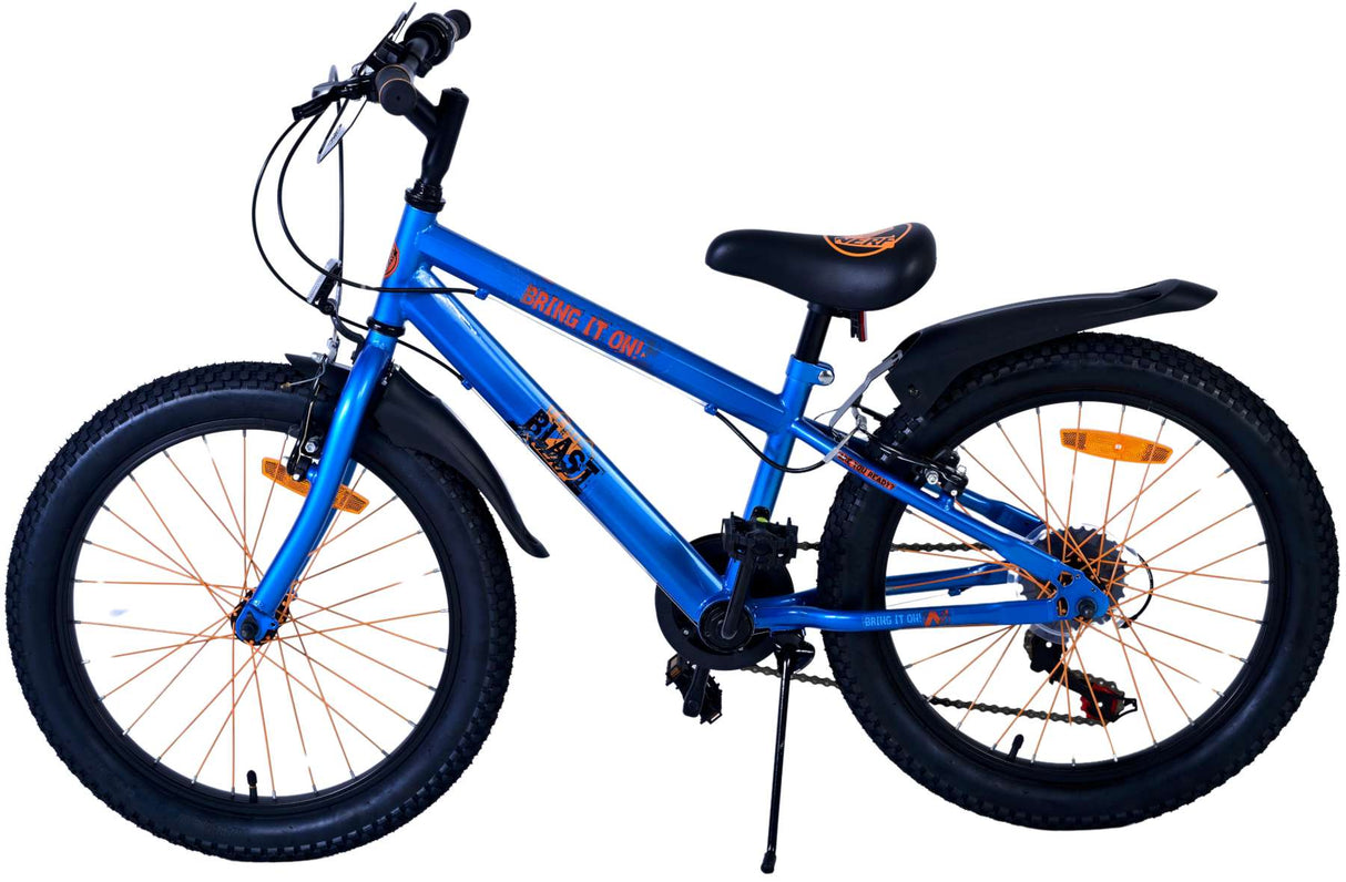 Nerf children's bicycle - boys - 20 inch - satin blue - 6 speed