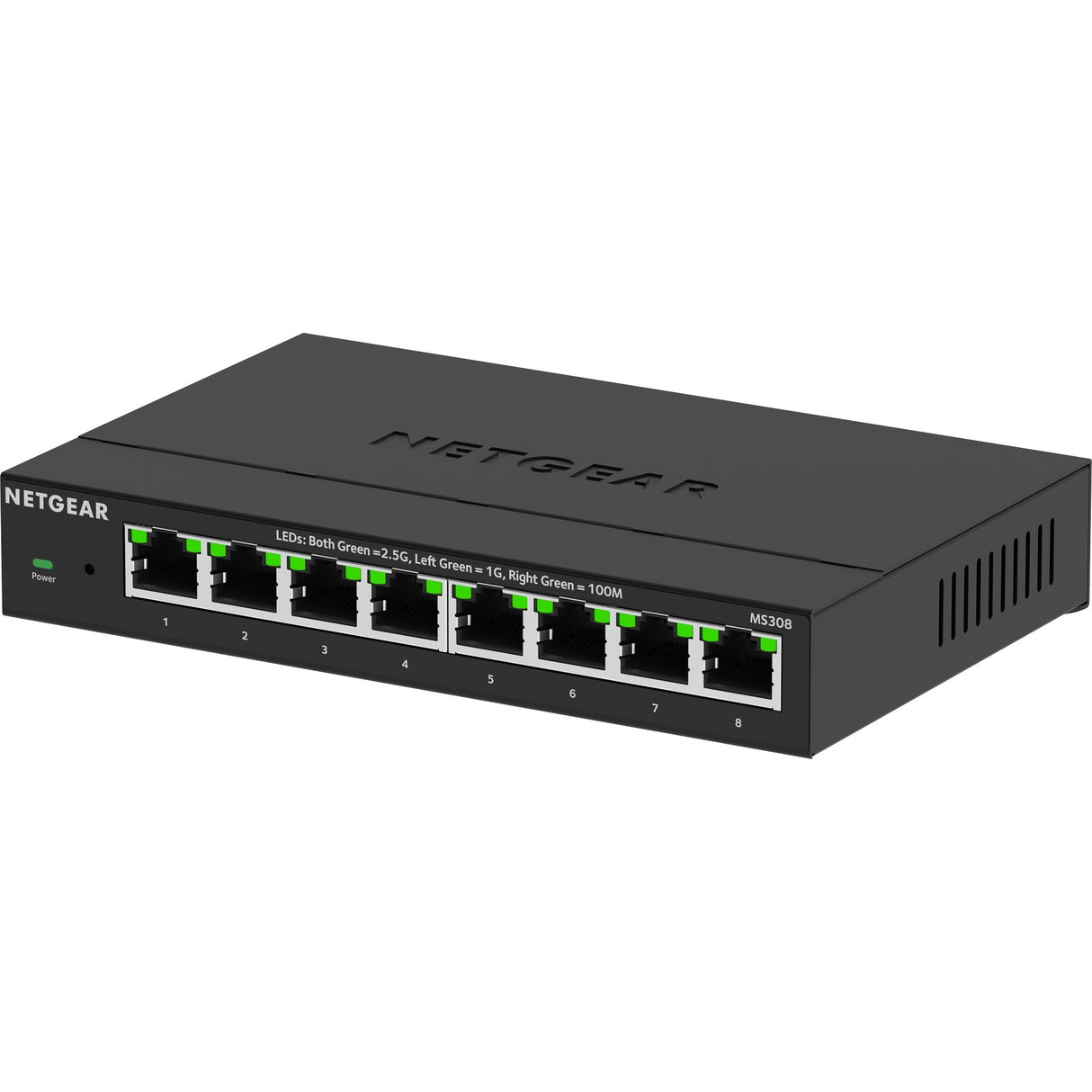 Netgear 8-porttinen 2.5G Multi-Gigabit Ethernet Unmanaged Switch