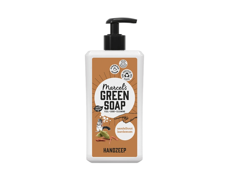 Marcel's green soap handzeep sandelhout kardemom 500ml