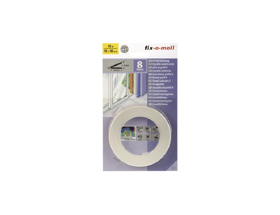 Rockshox Tour Tape V -Profile 10x10 mm - 10m - blanco