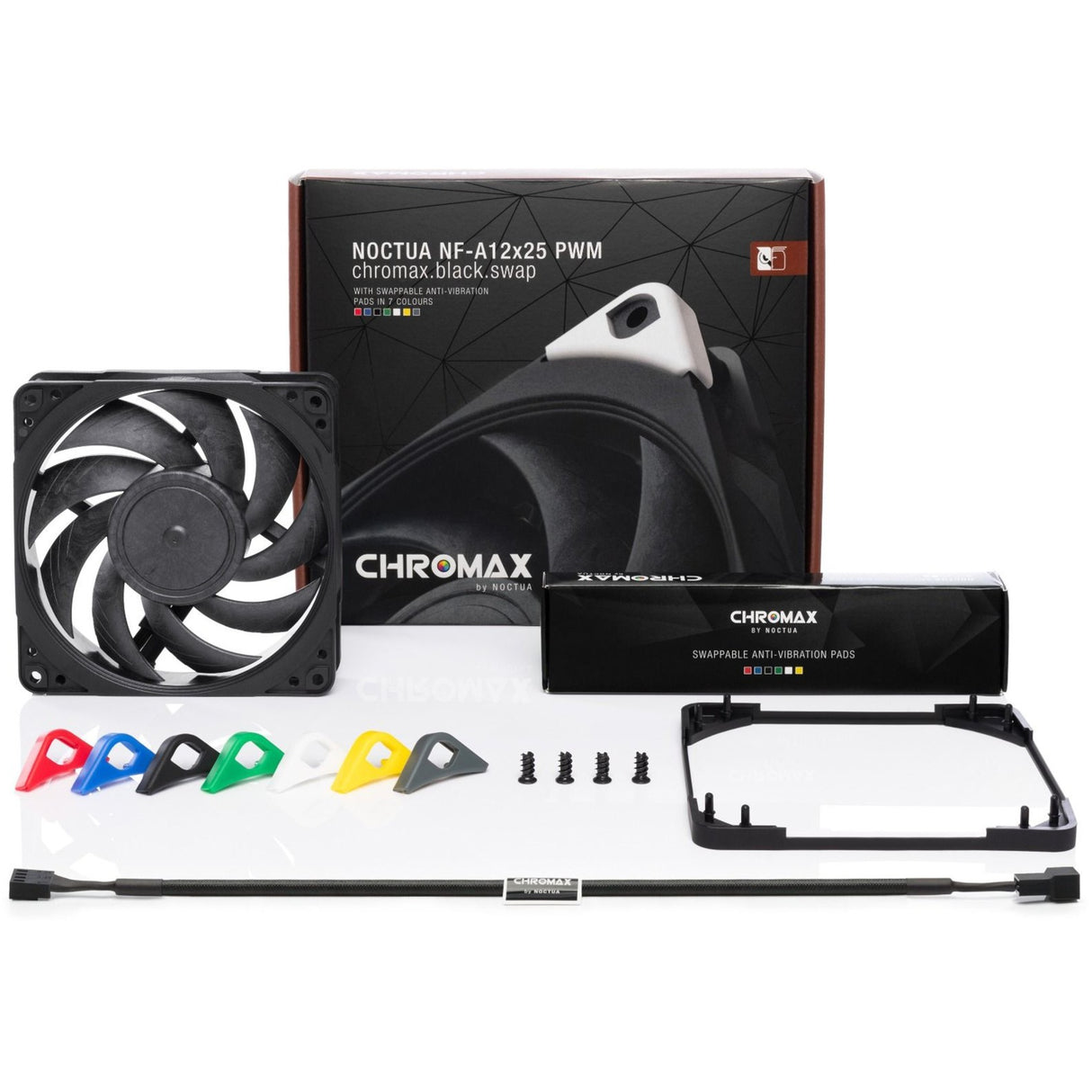 Noctua Noctua NF-A12x25 PWM chromax.negro.swap